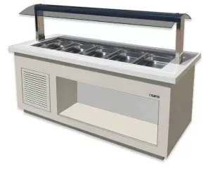 Salatbar Premium Line weiss für 3x 1/3 GN